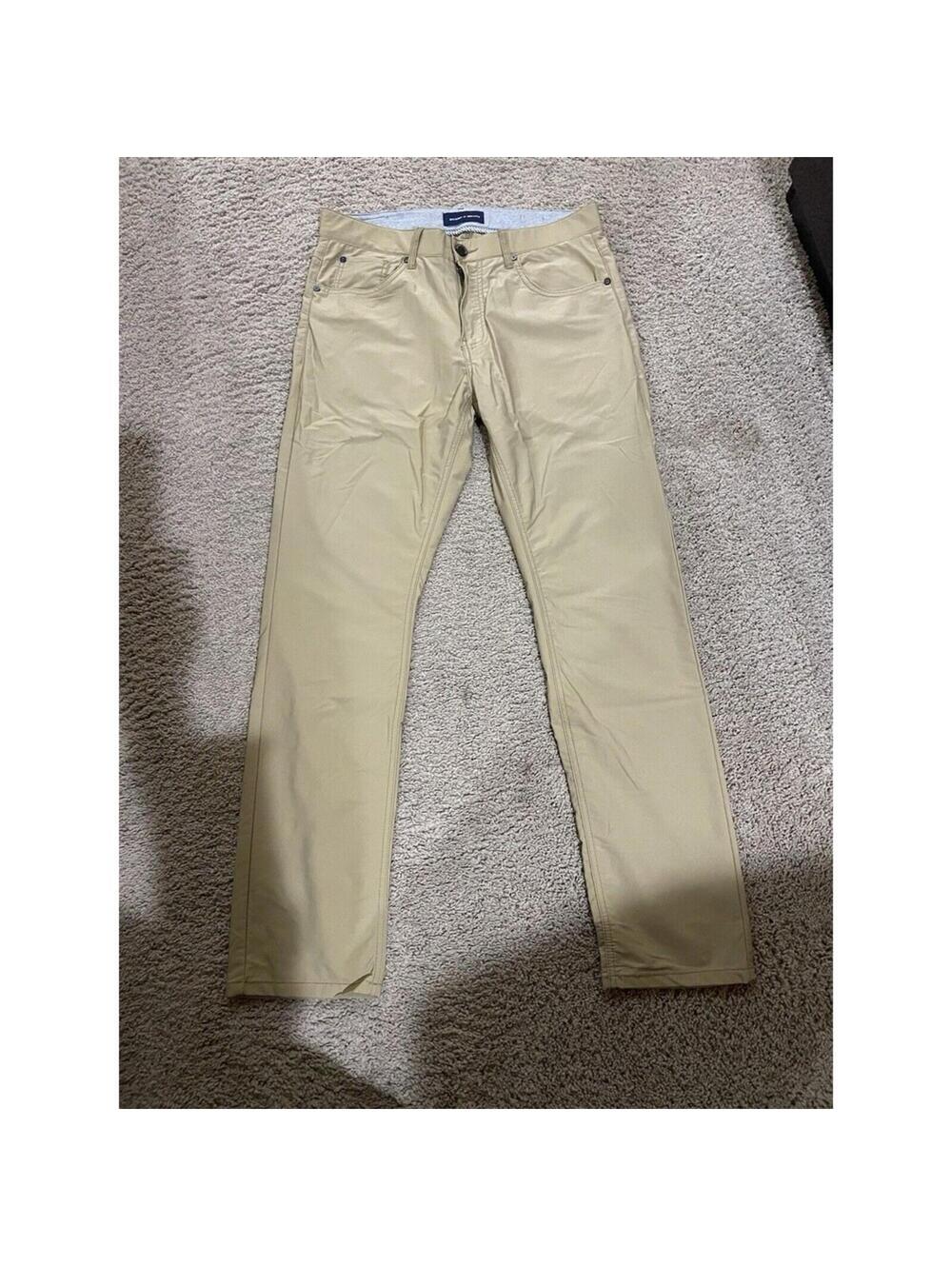 Men’s Articles Of Society Tan/ Beige  Travel Pants 34x32